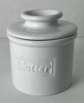 White Butter Bell Crock By L. Tremain  Butter  Beurre EUC • $13.50