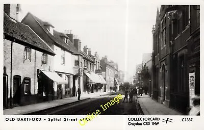 Postcard Pamlin Prints - C1387 Old Dartford Spital Street C1902 • £1.95