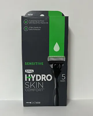 Schick HYDRO SENSITIVE Skin Men’s 5-Blade Razor W/ 1 Handle & 2 Cartridges • $9.99