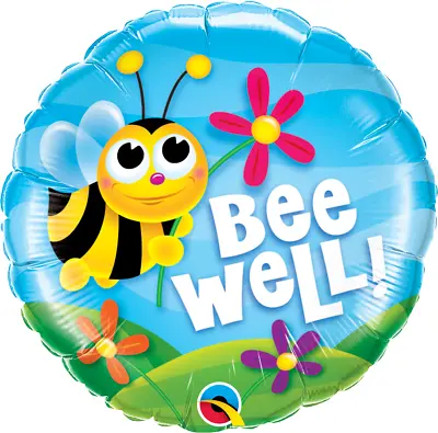 18  Bee Well Foil Balloon - Qualatex - Get Well • $2.69