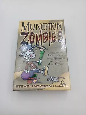 Munchkin Zombies Tabletop Card Game Steve Jackson 2012 1st Ed 4th Print New • $21.99