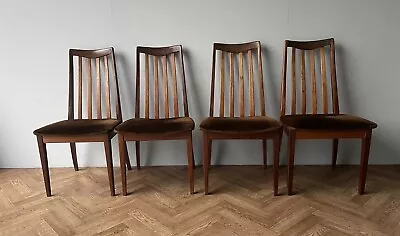 G Plan Fresco Vintage Teak Dining Chairs Seats X 4  * Free Delivery * • £265