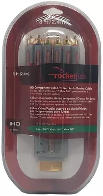 Rocketfish FREE S/H HD Component Video/Stereo Gaming Cable Rf-xbxcv Xbox 360 PS3 • $9.99