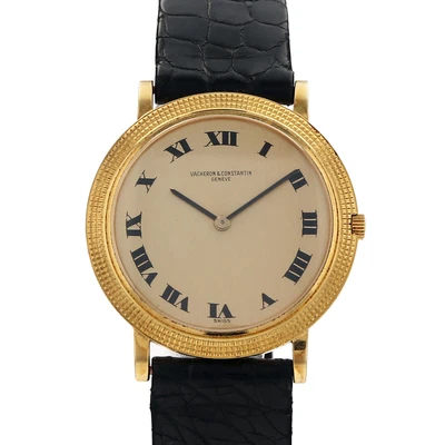 $4650 • Buy Vacheron Constantin Ultra Thin 7404 Disco 31mm Yellow Gold Watch