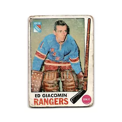 1969 Topps Ed Giacomin New York Rangers #33 • $3