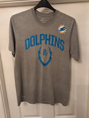 Miami Dolphins Nike T-shirt Grey Size M • £4