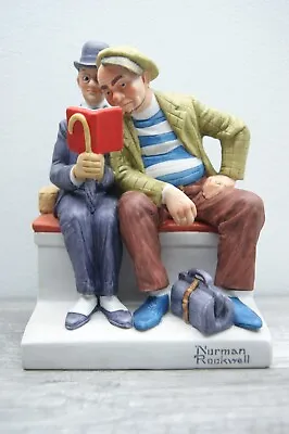 Norman Rockwell The Interloper Danbury Mint Figurine Porcelain Hand Crafted • $9