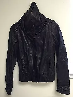 Mike & Chris Leather Jacket Sz XS Black • $325