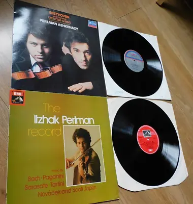 Itzhak Perlman Bach Paganini Ashkenazy Beethoven Violin Sonatas SXL 6990 SEOM 22 • £14.99