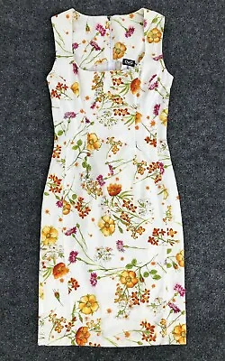 DOLCE GABBANA Bustier Corset Bodycon Floral Fitted Pencil Dress IT 40 US 4 FLAW • $312