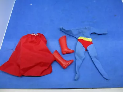 Vintage 1974 Mego Superman 8  Action Figure Outfit Costume Red Cape & Boots • $24.99