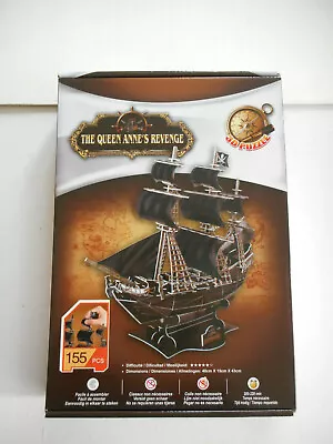 Queen Anne's Revenge 3D Jigsaw Puzzle Pirate Boat Model • £20.55