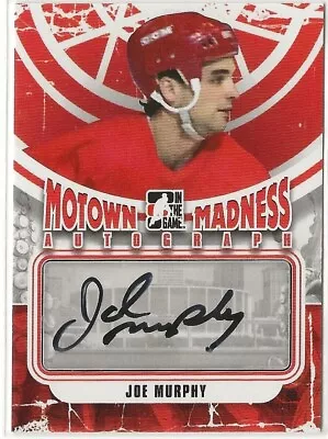 2012 2012-13 ITG Motown Madness Autographs #AJM Joe Murphy In The Game Auto • $19.99