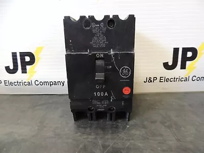 General Electric TEY3100 3-Pole Circuit Breaker 100A 277/480V 3-Phase Bolt-On • $110