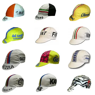Outdoor Cycling Caps Retro Style One Size Elastic Adjustable Team Bike Hats • $18.69