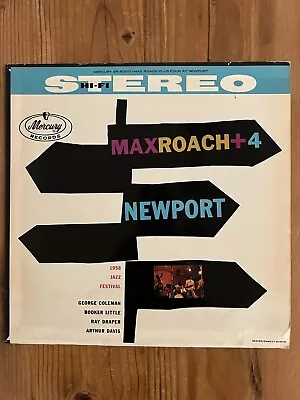 Max Roach +4 Newport 1958 Japan Press LP Vinyl Stereo Jazz Booker Little • $11.99