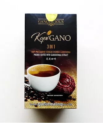 1 Box Gano Excel 3 In 1 Coffee Ganoderma Reishi Lingzhi Instant Cafe Express • $24.10