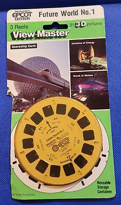 WDW Walt Disney World Epcot Center Future World 1 View-master Reels Blister Pack • $45.99