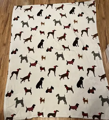 Dachshund Dog Sweaters Throw Blanket MicroFleece Fleece Oversized 60 X76  NICE! • $12