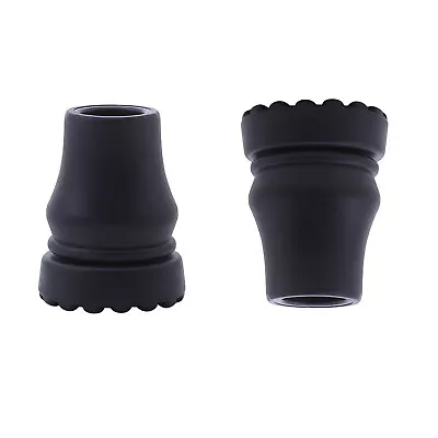 2pcs Rubber Cane Tips 7/8 Inch Heavy Duty Walking Cane Tips Replacement Cane Tip • $19.94