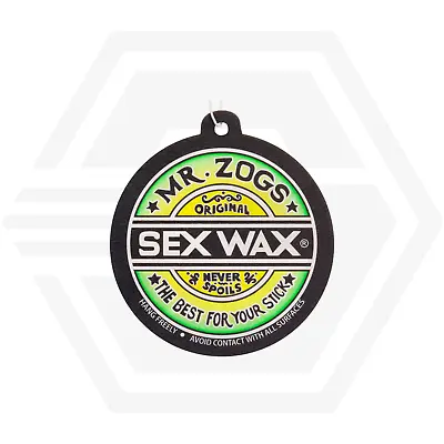 Sex Wax Pineapple Air Freshener Fragrance Mr Zogs Original Genuine Hanging Card • £5.99