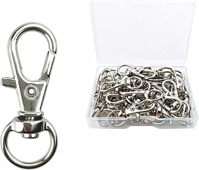 30 Pcs Metal Swivel Lanyard Snap Hook Key Chain Swivel Hook Lobster Claw Clasp • $7.55