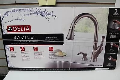 Delta Savile Stainless  1-Handle Deck-Mount Pull-Down Kitchen 19949Z-SSSD-DST • $129