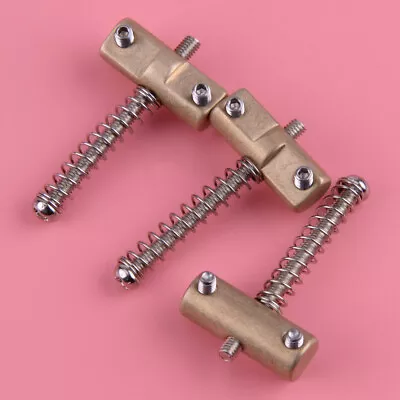 £12.31 • Buy 3x Brass Wilkinson Vintage Compensated Bridge Saddles For Telecaster Tele Guitar