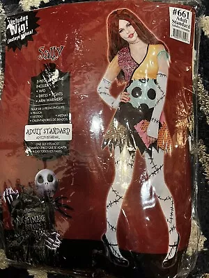 Sally Costume Nightmare Before Christmas Halloween Fancy Dress Adult Size • $22.46