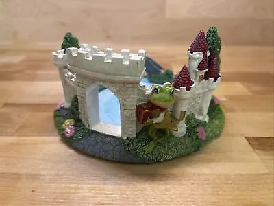 Yankee Candle Holder Castle With Frog Prince Pond Fantasy Bridge For Large Jar • £57.84