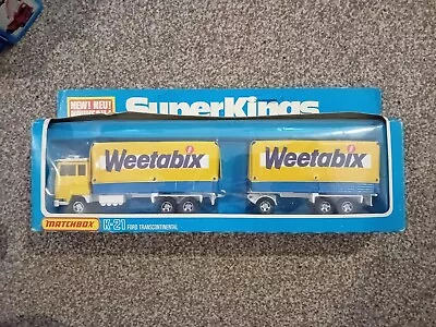 Matchbox Superkings Ford Transcontinental Weetabix K-21 • $61.66