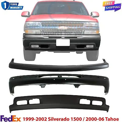 Front Bumper Steel Kit Primed For 1999-2002 Silverado 1500 / 2000-06 Tahoe • $490