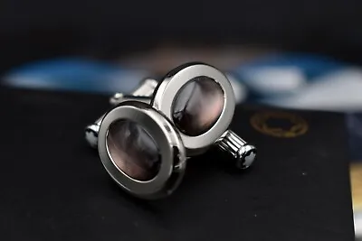 MONTBLANC Meisterstuck Jewellery Oval Cufflinks With Moonstone • $280