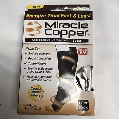 Miracle Copper Anti-Fatigue Copper Infused Compression Socks Small/Medium • $12