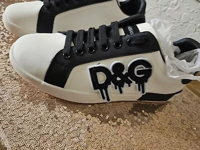 Dolce&Gabbana Portofino Drip DG Logo Snickers Men's Tennis Shoes Us 43 • $320