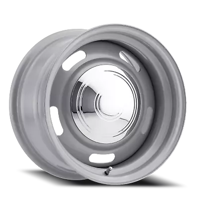 1 New 15X8 -6 5X120 Vision Rally Silver Wheels/Rims 15 Inch 47601 • $60