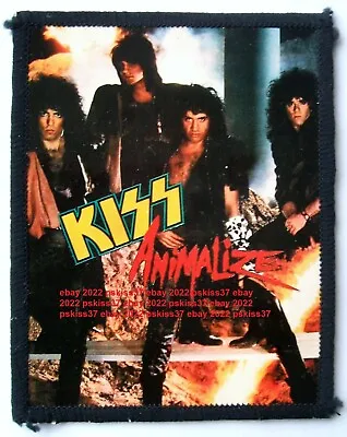 KISS Animalize LP Art Vintage UK Photo Patch Unused 1986 Eric Carr Mark St John • $4.96