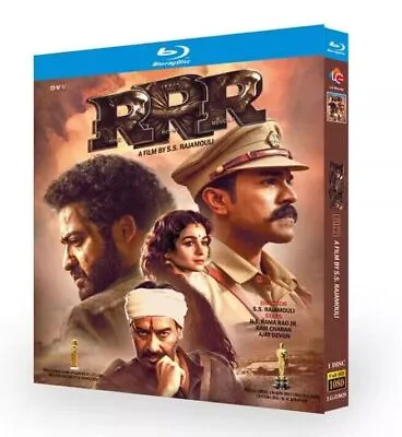 India Movie RRR Blu-ray English Subtitle Boxed Free Region • $12.26