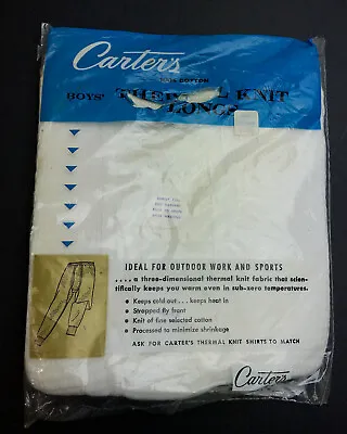 Vintage Carters Boys Thermal Knit Long Underwear  Sz M • $40.38