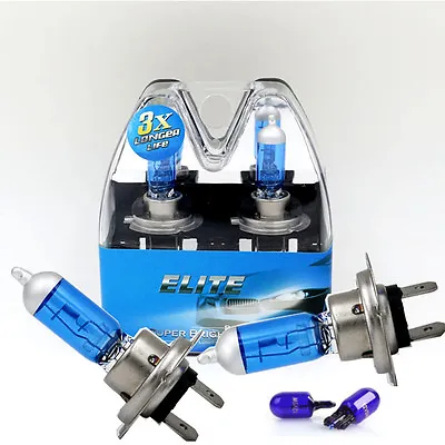 H7 (499) 55w SUPER WHITE XENON Car Upgrade Head Light Bulbs Dip Low Beam ELITE B • £9.95