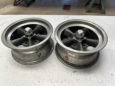 Vintage ET 5 Spoke Torque Thrust Style Mag Wheels Rims 14x6.5 Chevy Ford Mopar • $279.99