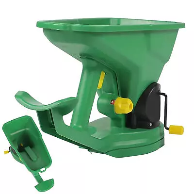 Hand Crank Seeder 1.5L Capacity Broadcaster Spreader Handheld Power Spreader • £32.59