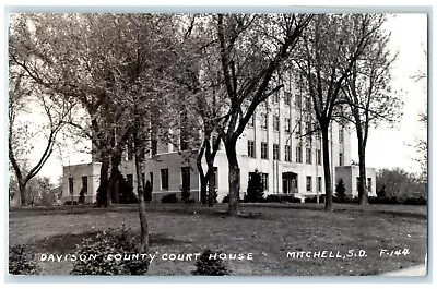 1952 Davidson County Court House Mitchell South Dakota SD RPPC Photo Postcard • $19.95