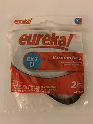 New 1 Pack Of 2 Eureka EXT U Vacuum Belts Model 61120G Eureka Vacuum Cleaner • $3.79