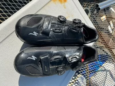 $125 • Buy Specialized S-Works Cycling Shoes, Black, Mens Size 44 Wide