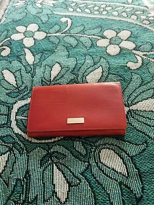 OROTON Red Leather Wallet Purse S11 • $30