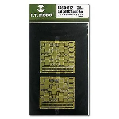 ET Model EA35012 1/35 WWII US Army Cal.50 M2 Ammo Box • $17.11