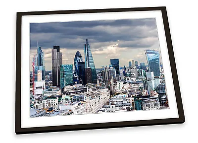 London Skyline Landmarks City FRAMED ART PRINT Picture Poster Artwork • £12.99