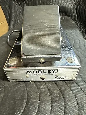 Morley Volume Pedal Stereo SVO Early Model #0059! Rare! Needs Tlc • $100