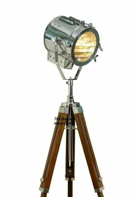 Vintage Hollywood Spotlight Searchlight Studio Spot Light With Tripod Stand • $136.85